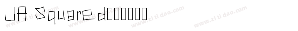 UA Squared字体转换